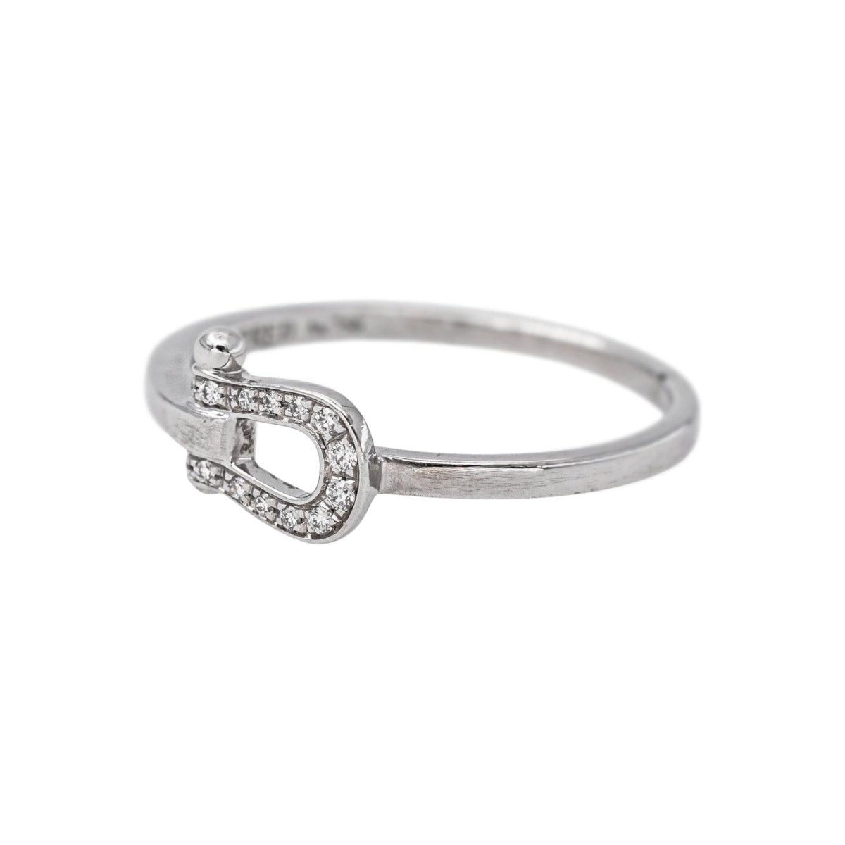 Fred Bague Force 10 Or blanc Diamant - Castafiore