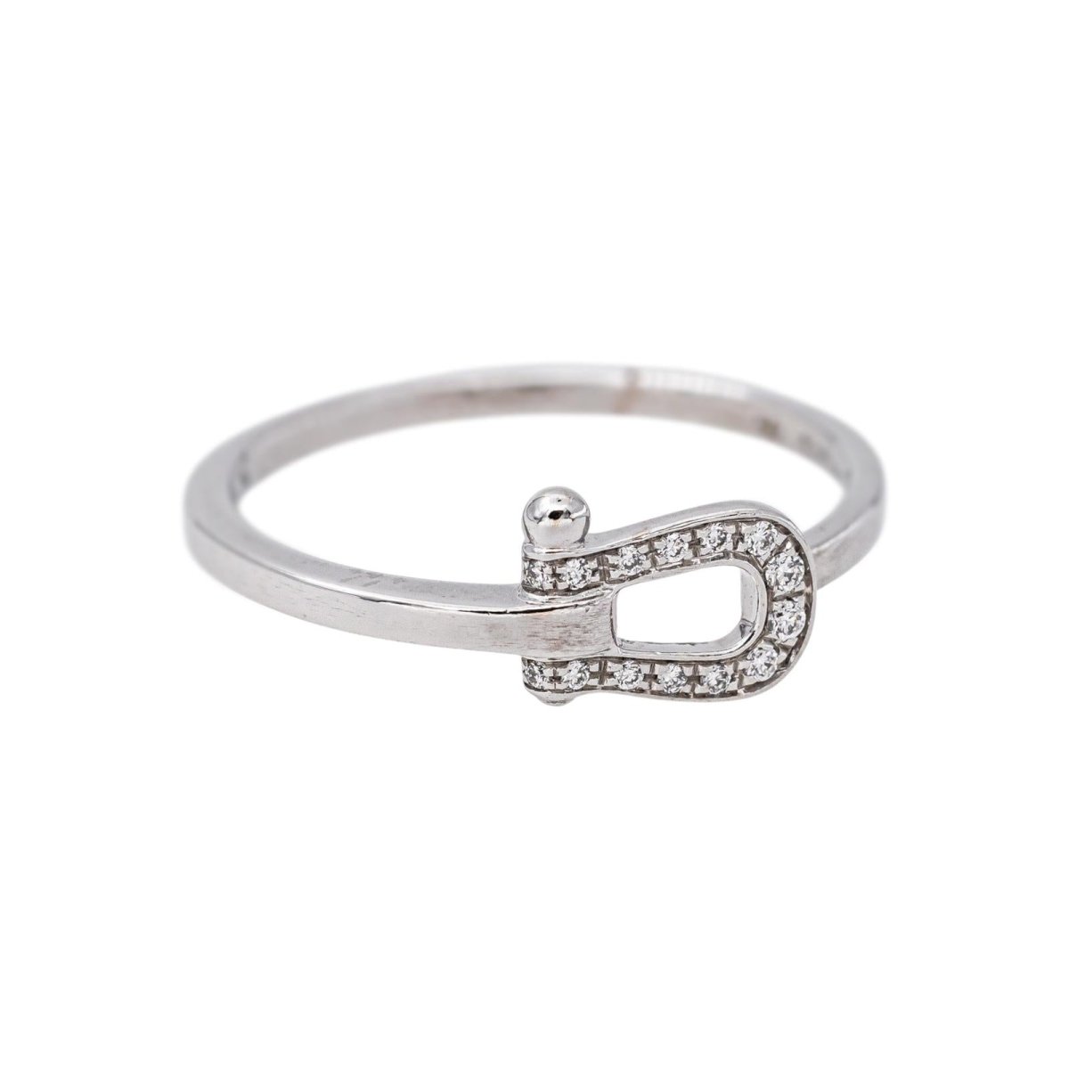 Fred Bague Force 10 Or blanc Diamant - Castafiore