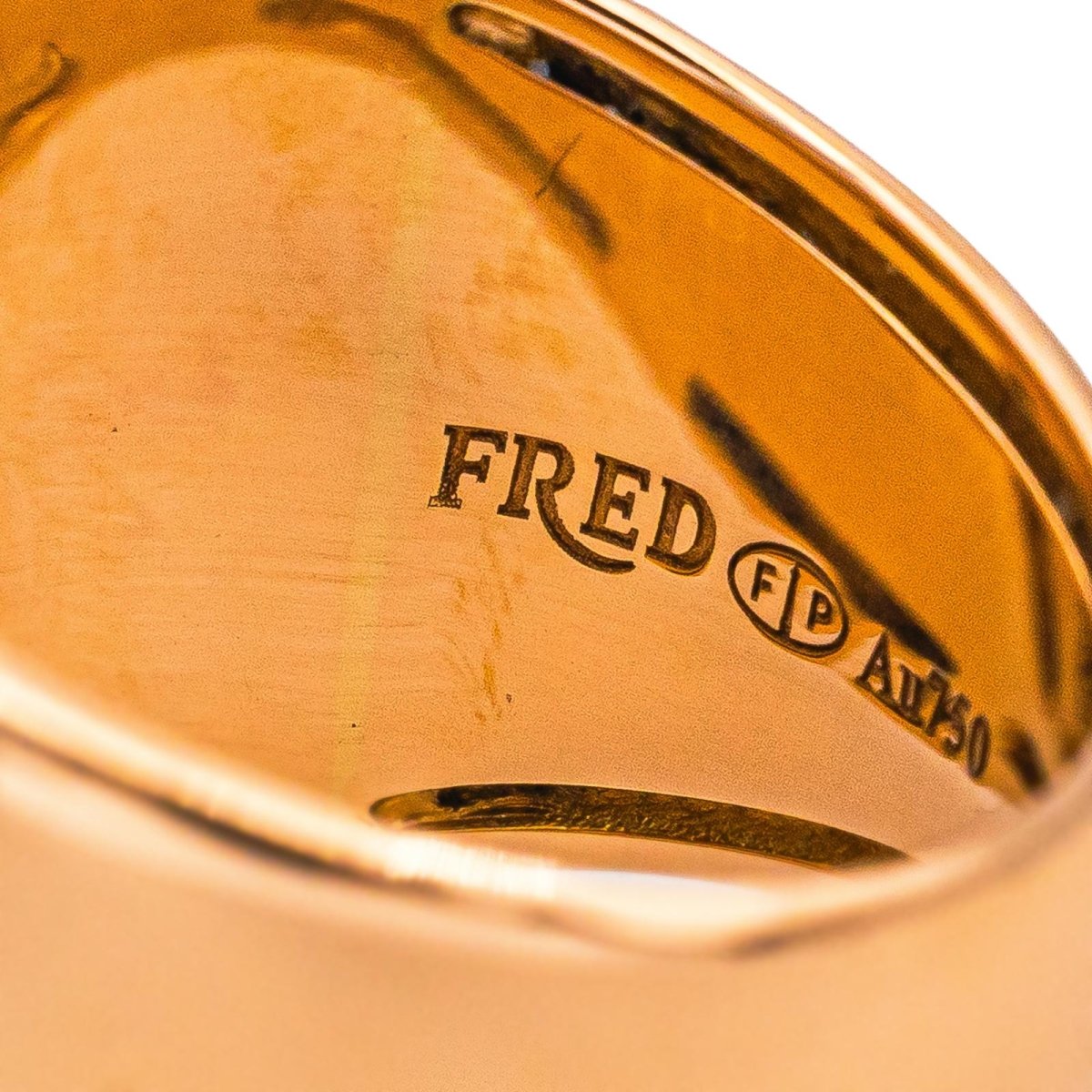 Fred Bague Pain de sucre Or rose Améthyste - Castafiore