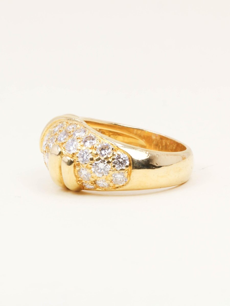 FRED Bague panthère or jaune diamants - Castafiore
