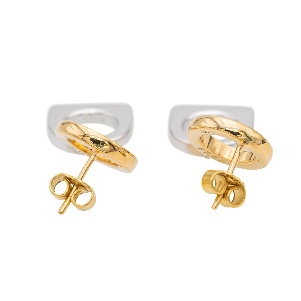 Fred Boucles d'oreilles Bicolore Success Or jaune - Castafiore