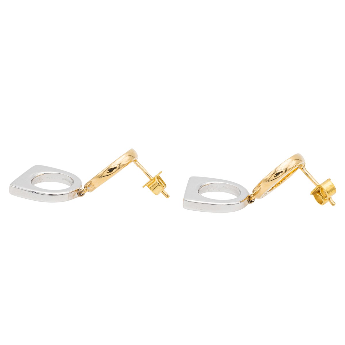 Fred Boucles d'oreilles Bicolore Success Or jaune - Castafiore