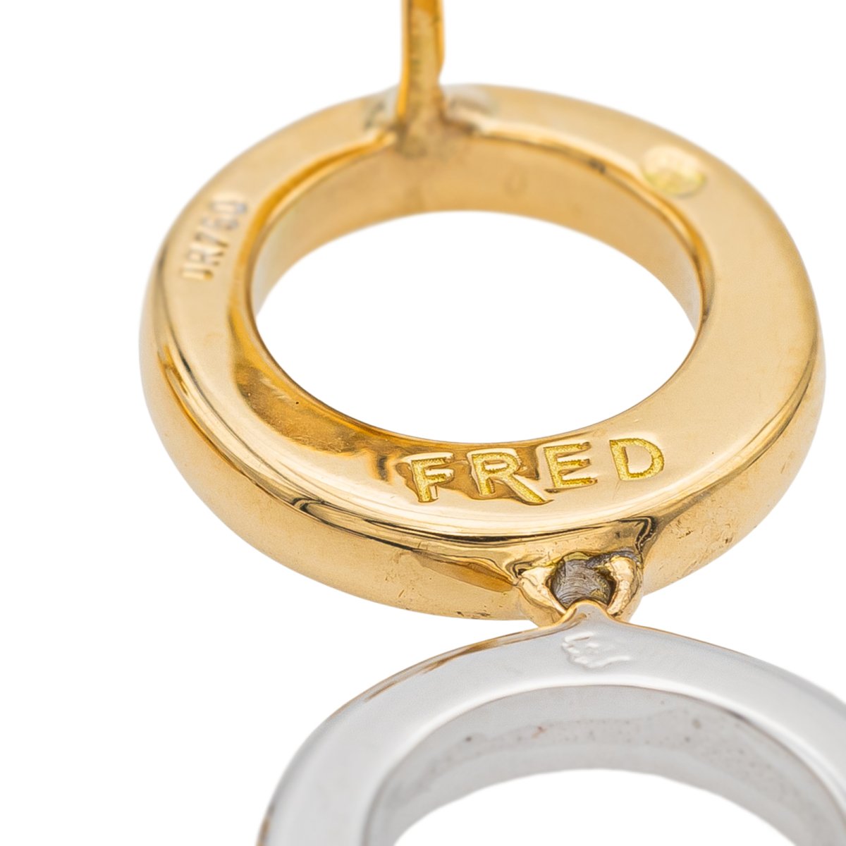 Fred Boucles d'oreilles Bicolore Success Or jaune - Castafiore