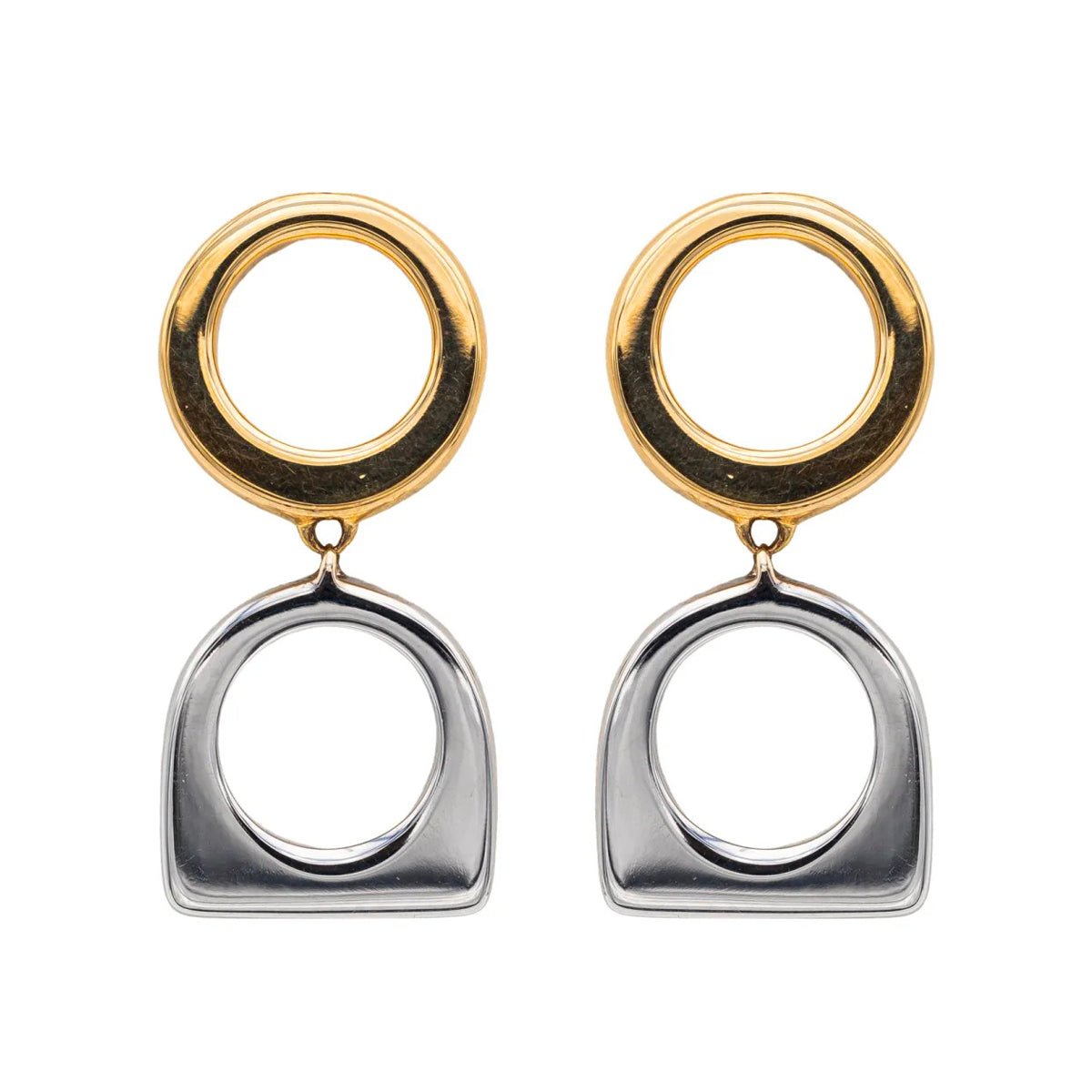 Fred Boucles d'oreilles Bicolore Success Or jaune - Castafiore