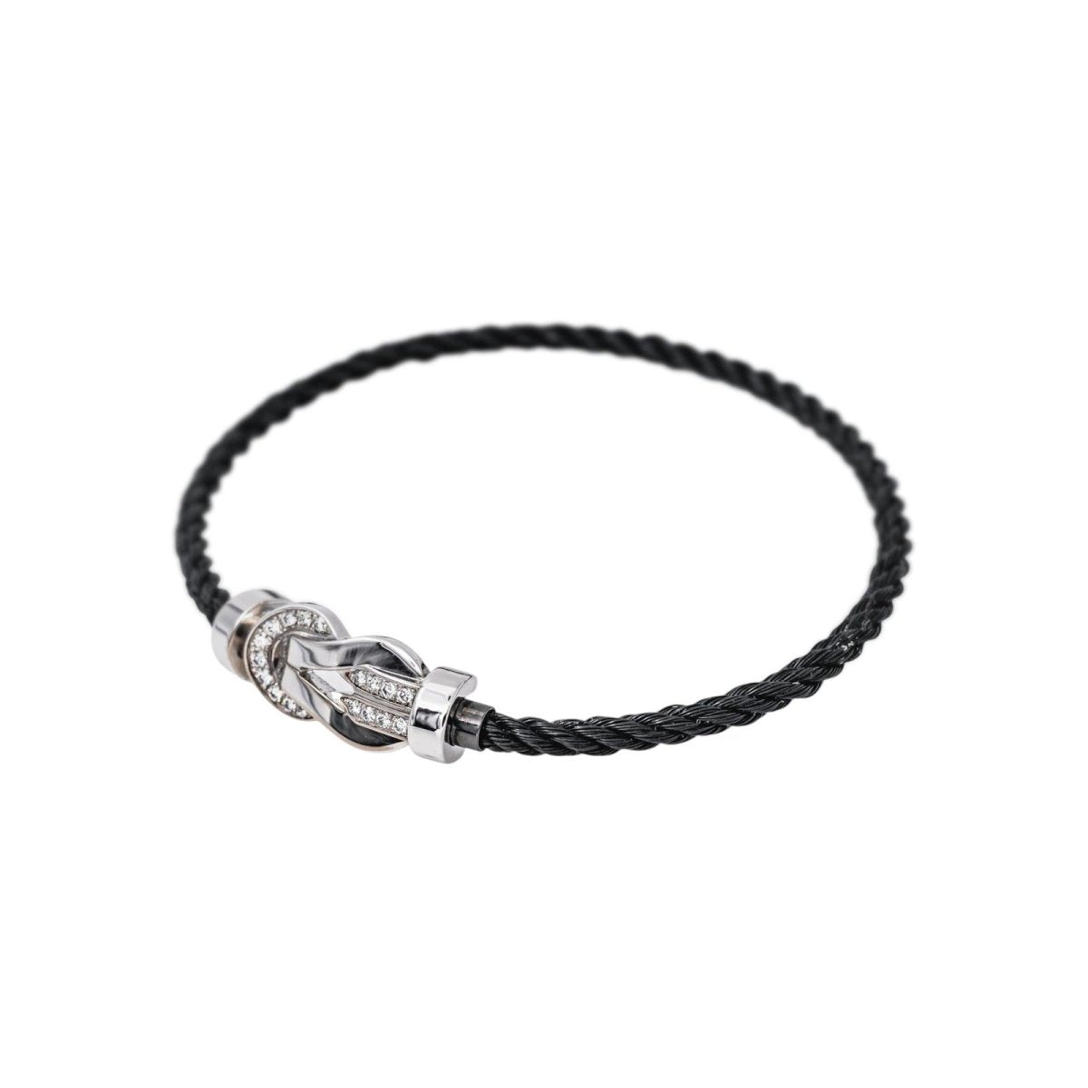 Fred Bracelet Chance Infinie Or blanc Diamant - Castafiore