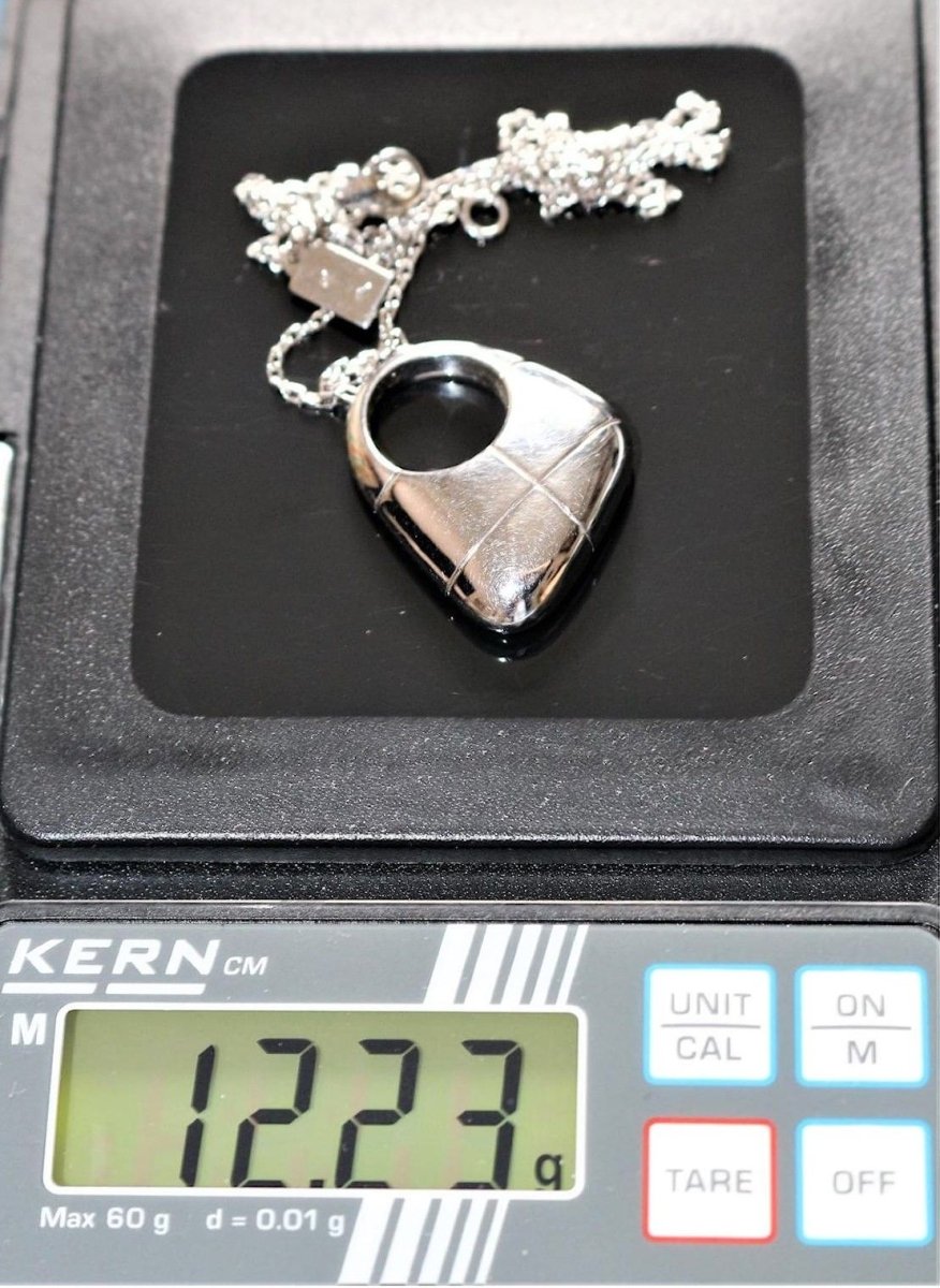 Fred Glory collier pendentif or blanc - Castafiore