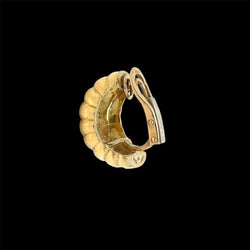 Fred Yellow Gold Half - Hoop Earring - Castafiore