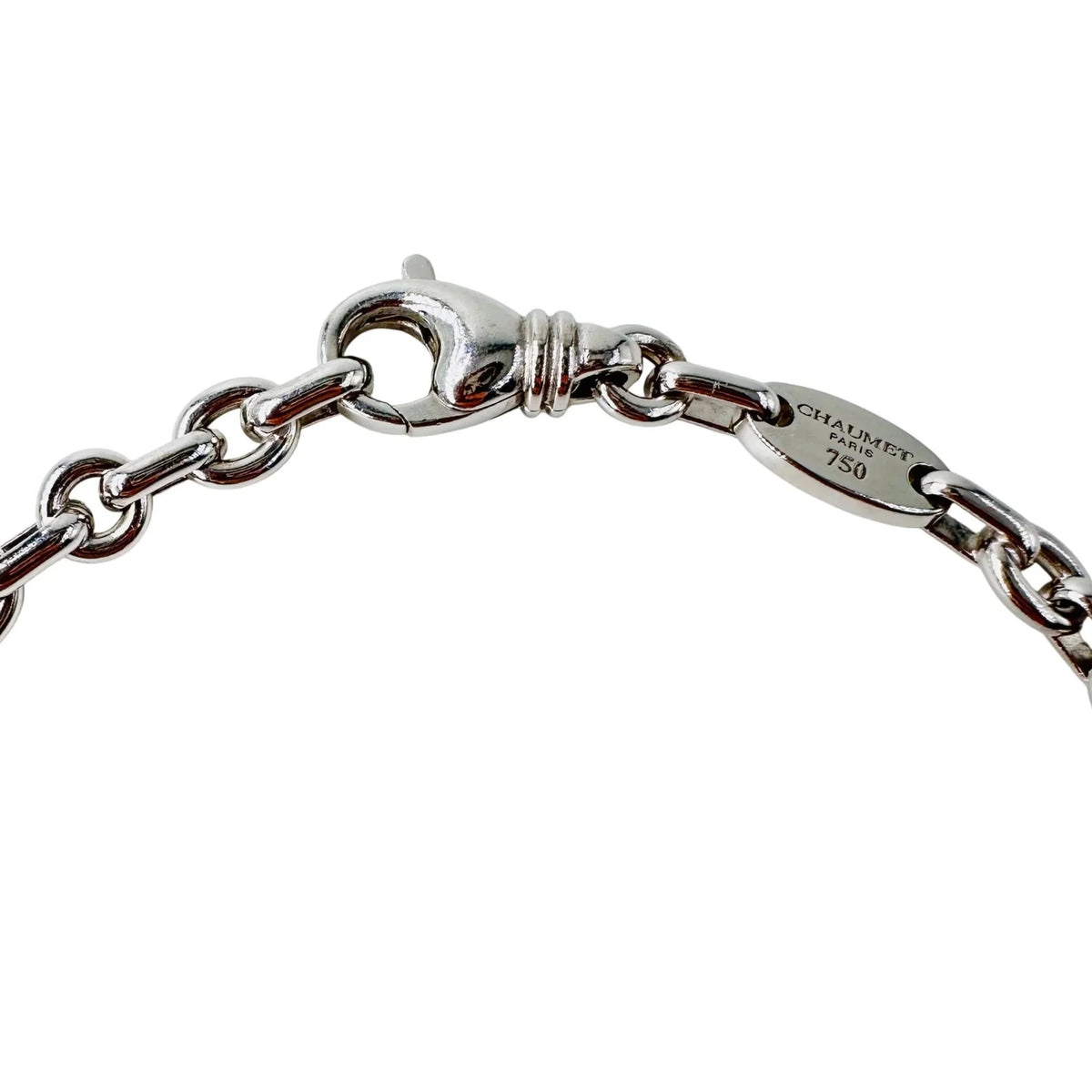 CHAUMET "Coeur Liens" Pendant Necklace in white gold and diamonds
