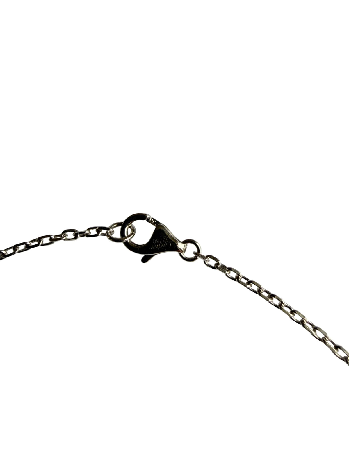 CARTIER "Love" Pendant Necklace in white gold and diamonds