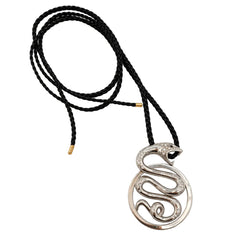 BOUCHERON "Trouble Serpent" GM Pendant in white gold and diamonds