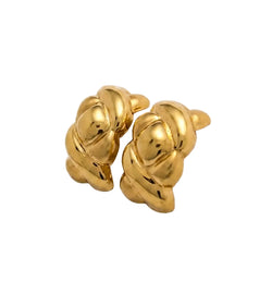 Yellow Gold Stud Earrings