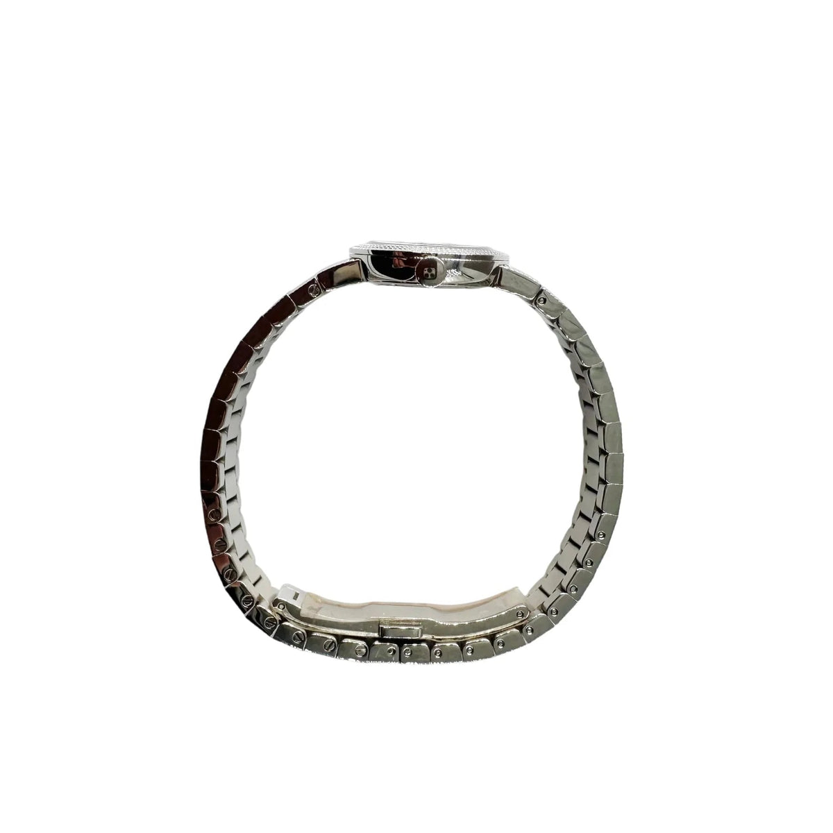 DIOR "La Baby D" Women's Watch in Steel, Mother-of-pearl, and Diamonds