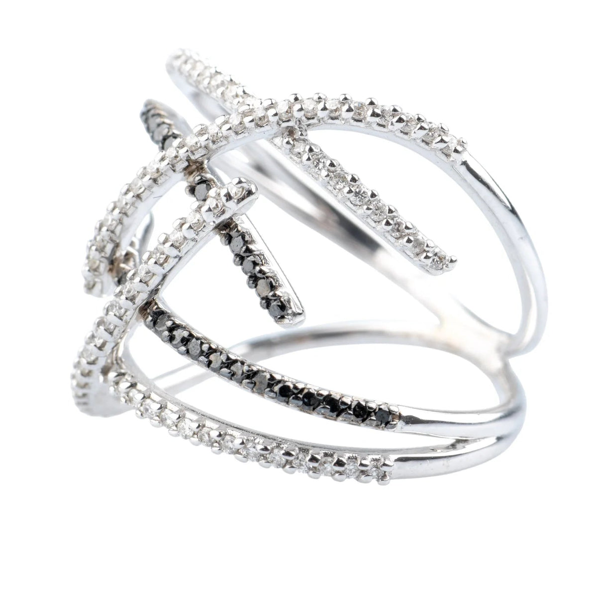 White Gold Diamond Pave Ring
