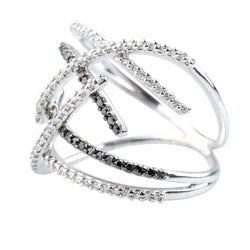 White Gold Diamond Pave Ring