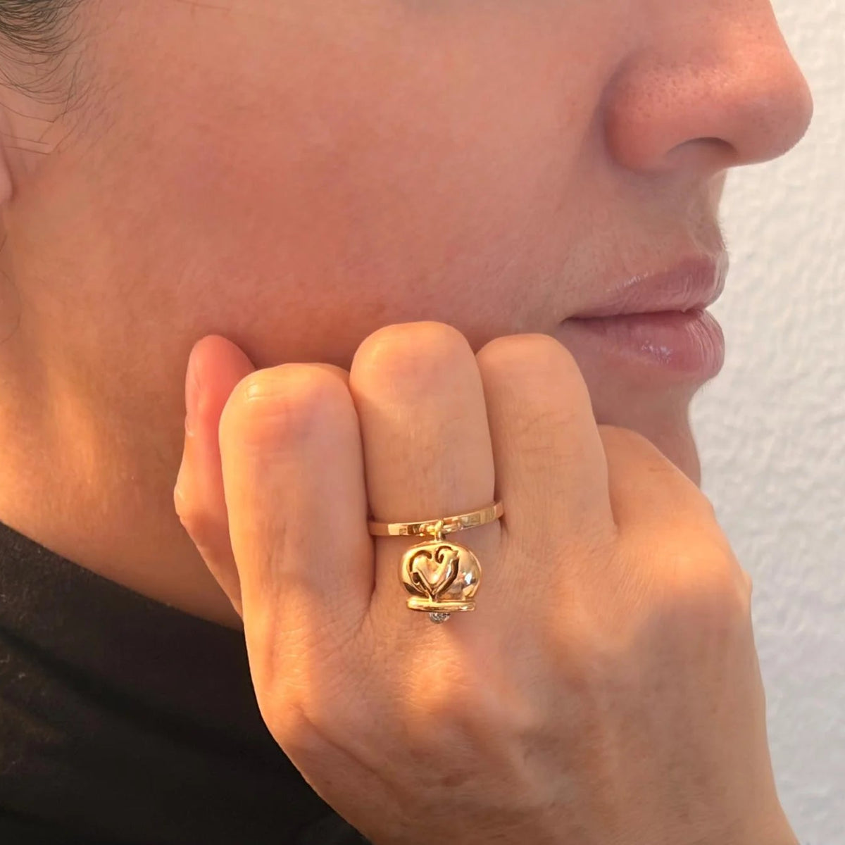 Bague CHANTECLER Campanella en or rose et diamant