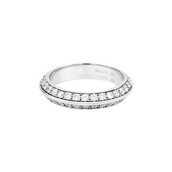 BOUCHERON "Éternelle" Wedding Band in white gold and diamonds