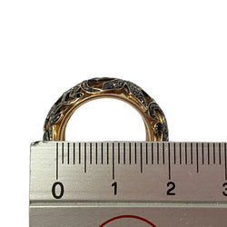 POMELLATO "Arabesque" Band Ring in rose gold and diamonds