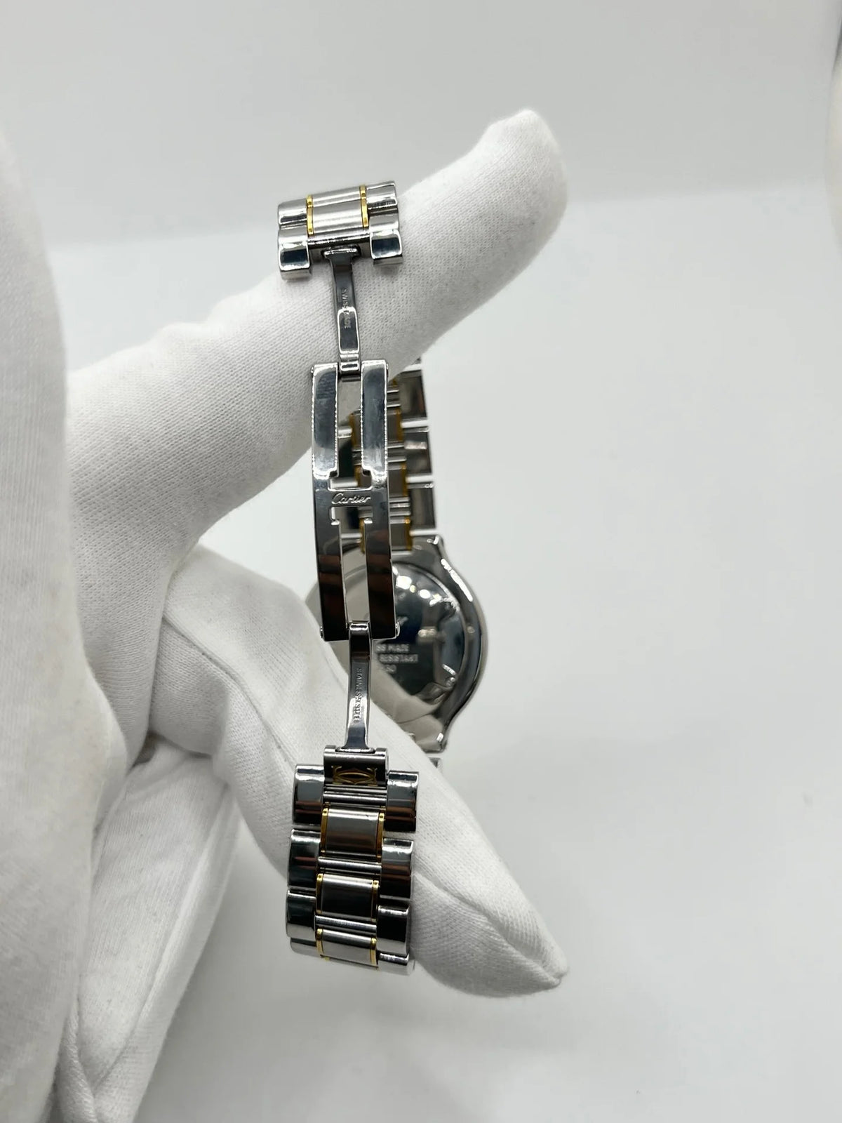 CARTIER "Must 21" Watch in Gold-plated and Stainless Steel