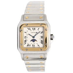 CARTIER "Santos" GM Watch in Yellow Gold and Stainless Steel