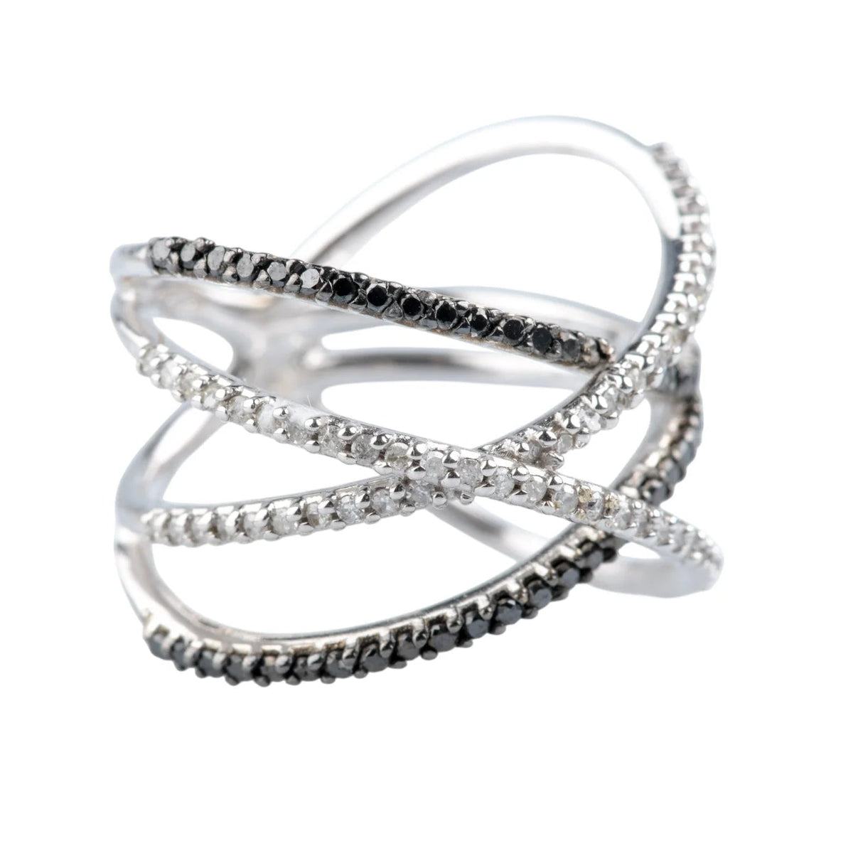 White Gold Diamond Pave Ring