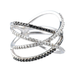 White Gold Diamond Pave Ring