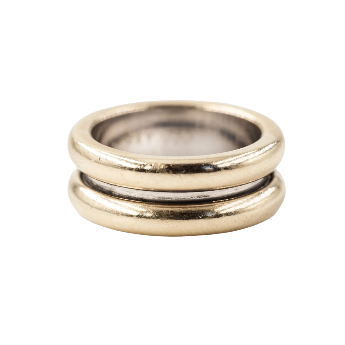 POIRAY "Symboles" Band Ring in white gold, yellow gold, and rose gold
