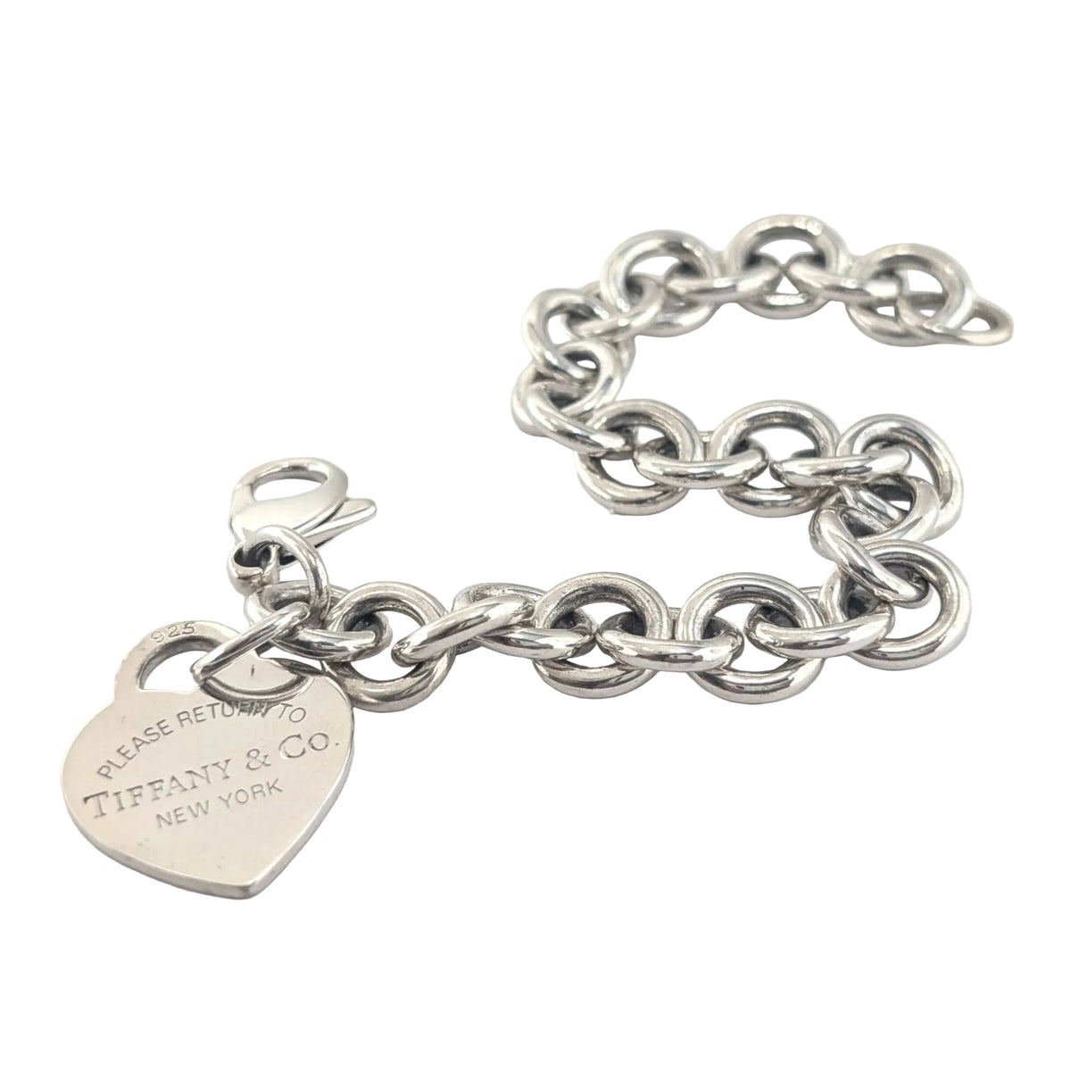TIFFANY & CO. "Please Return to Tiffany & CO. New York" Silver Link Bracelet