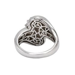 White Gold and Diamond Cocktail Ring
