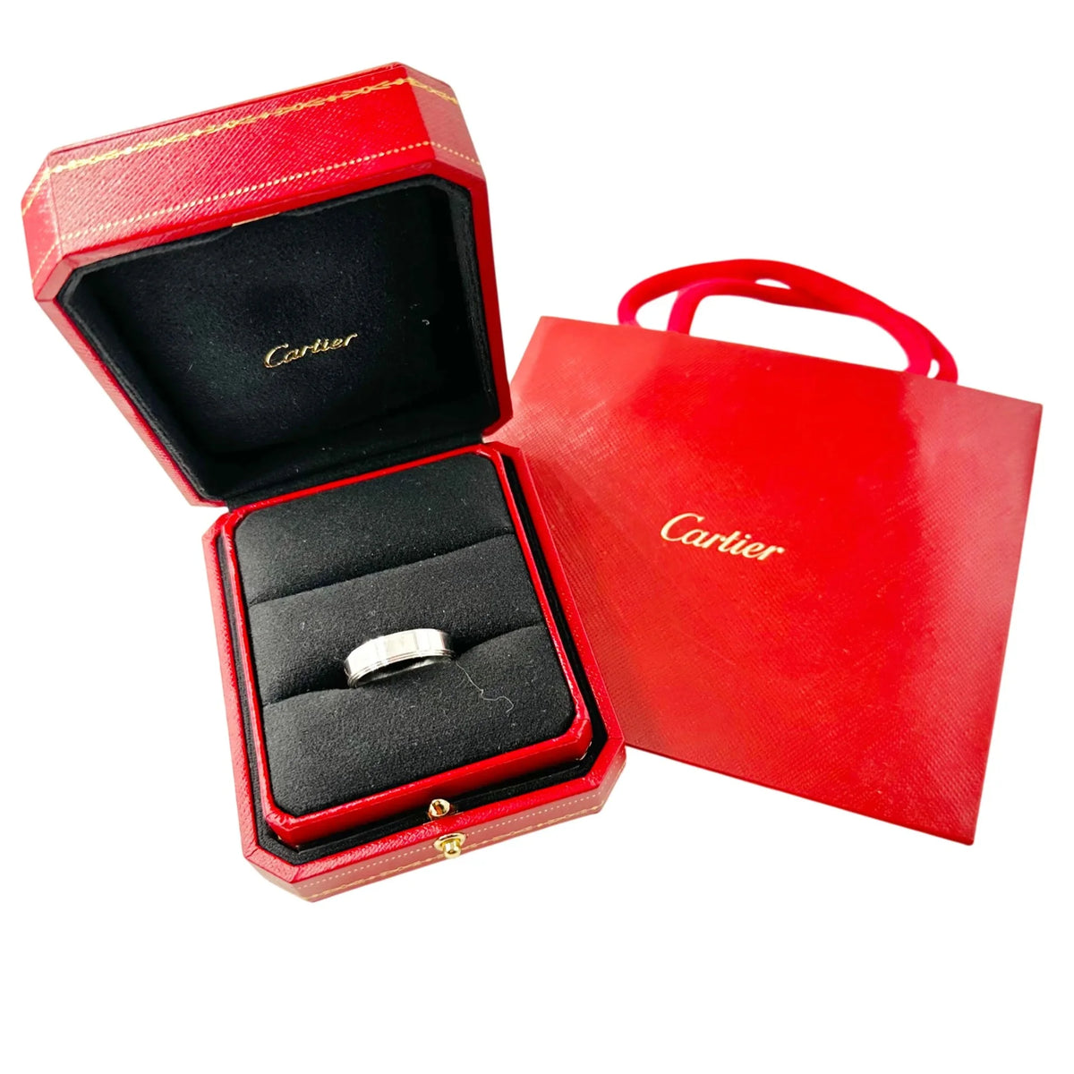 CARTIER "Cartier d'Amour" Wedding Band in Platinum