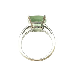 MAUBOUSSIN "Petit visage d'amour" Solitaire Ring in white gold, with Amethyst and Diamonds