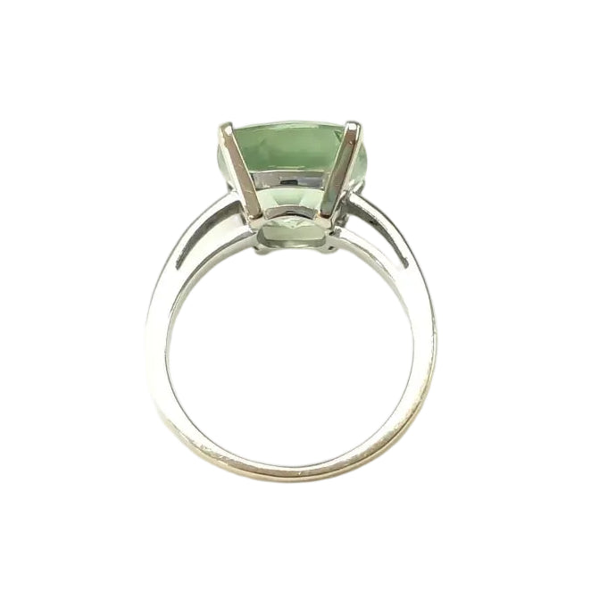 MAUBOUSSIN "Petit visage d'amour" Solitaire Ring in white gold, with Amethyst and Diamonds