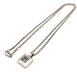CHOPARD "Happy Diamonds" Pendant Necklace in White Gold and Diamonds
