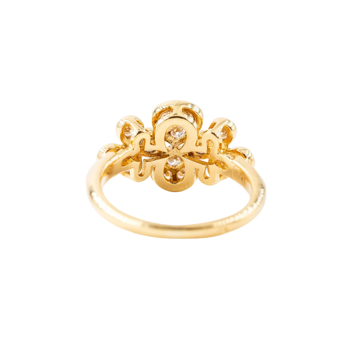 CARTIER ring in yellow gold and diamonds