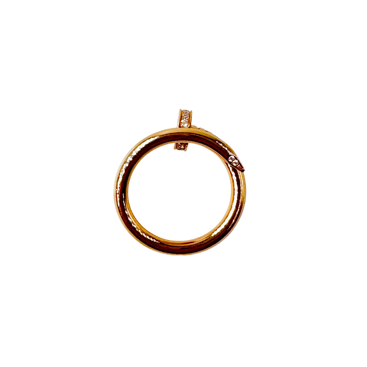 CARTIER "Juste un Clou" ring in rose gold and diamonds