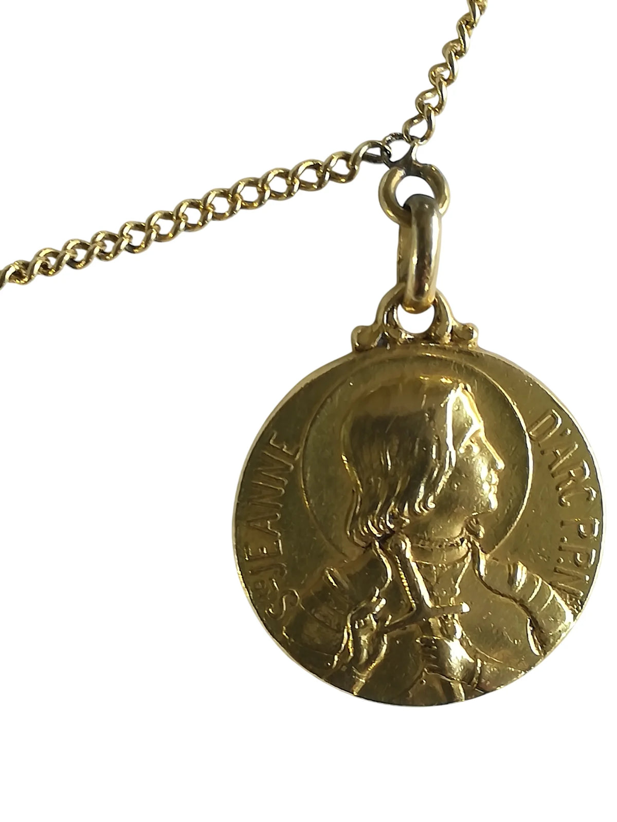Yellow Gold Necklace with 5 Medals