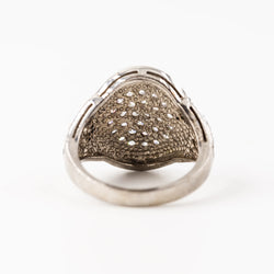 BULGARI ring in white gold and diamonds