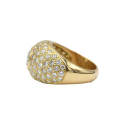 Yellow Gold and Diamond Dome Ring