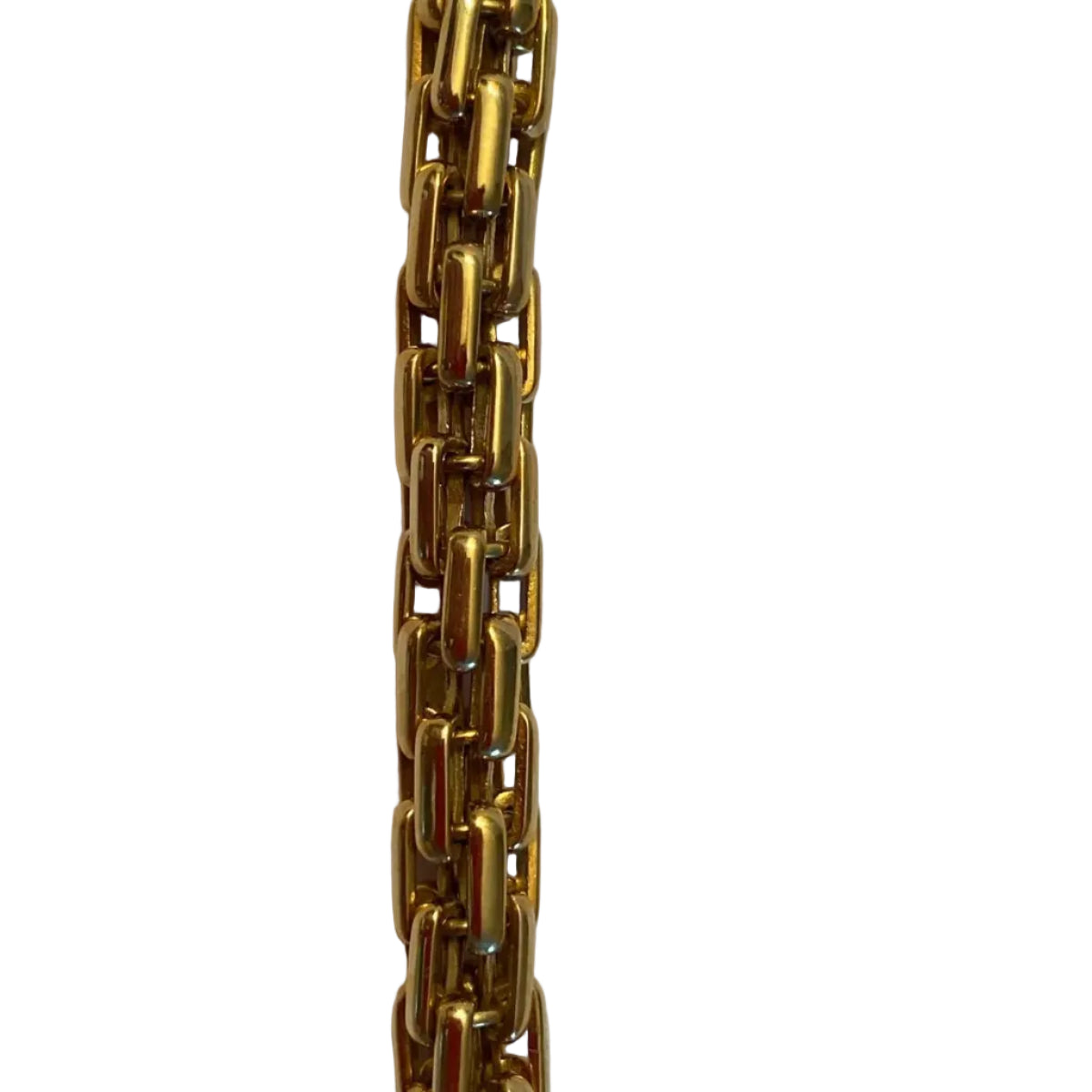 POMELLATO Link Necklace in white gold, yellow gold, and diamonds
