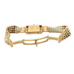 CARTIER "Tank Louis Cartier Mini" watch in yellow gold and diamonds