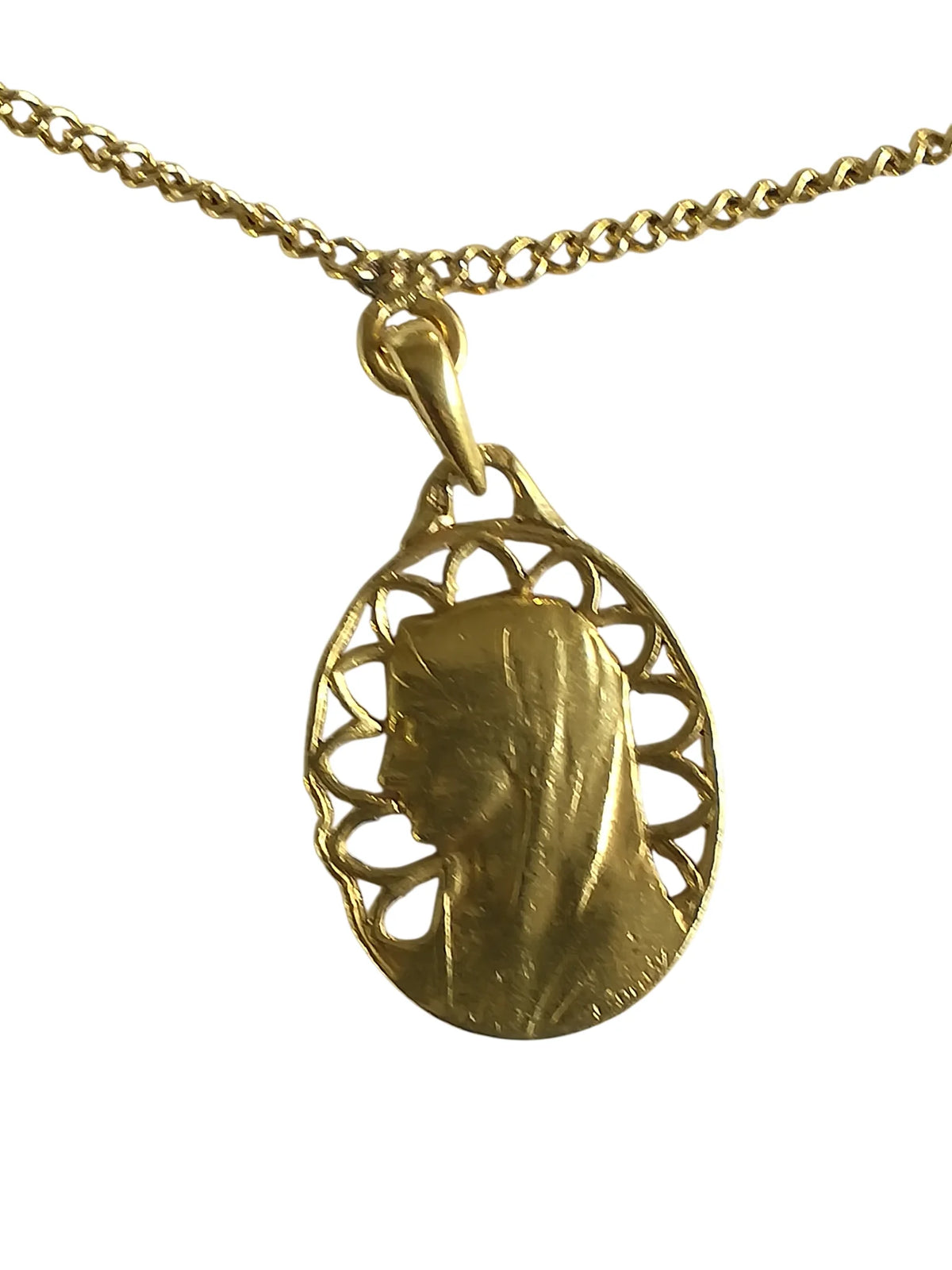 Collier Or Jaune 5 Médailles