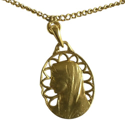 Yellow Gold Necklace with 5 Medals