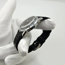 BREITLING "Premier Chronograph" Watch in Stainless Steel and Leather
