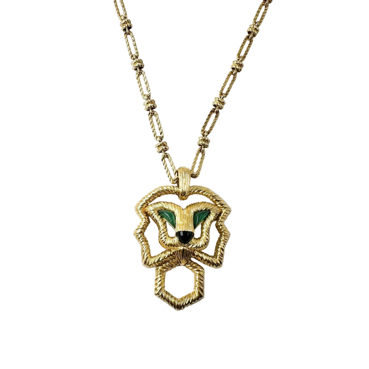 FRED Yellow Gold Pendant Necklace