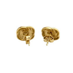 Yellow Gold Stud Earrings