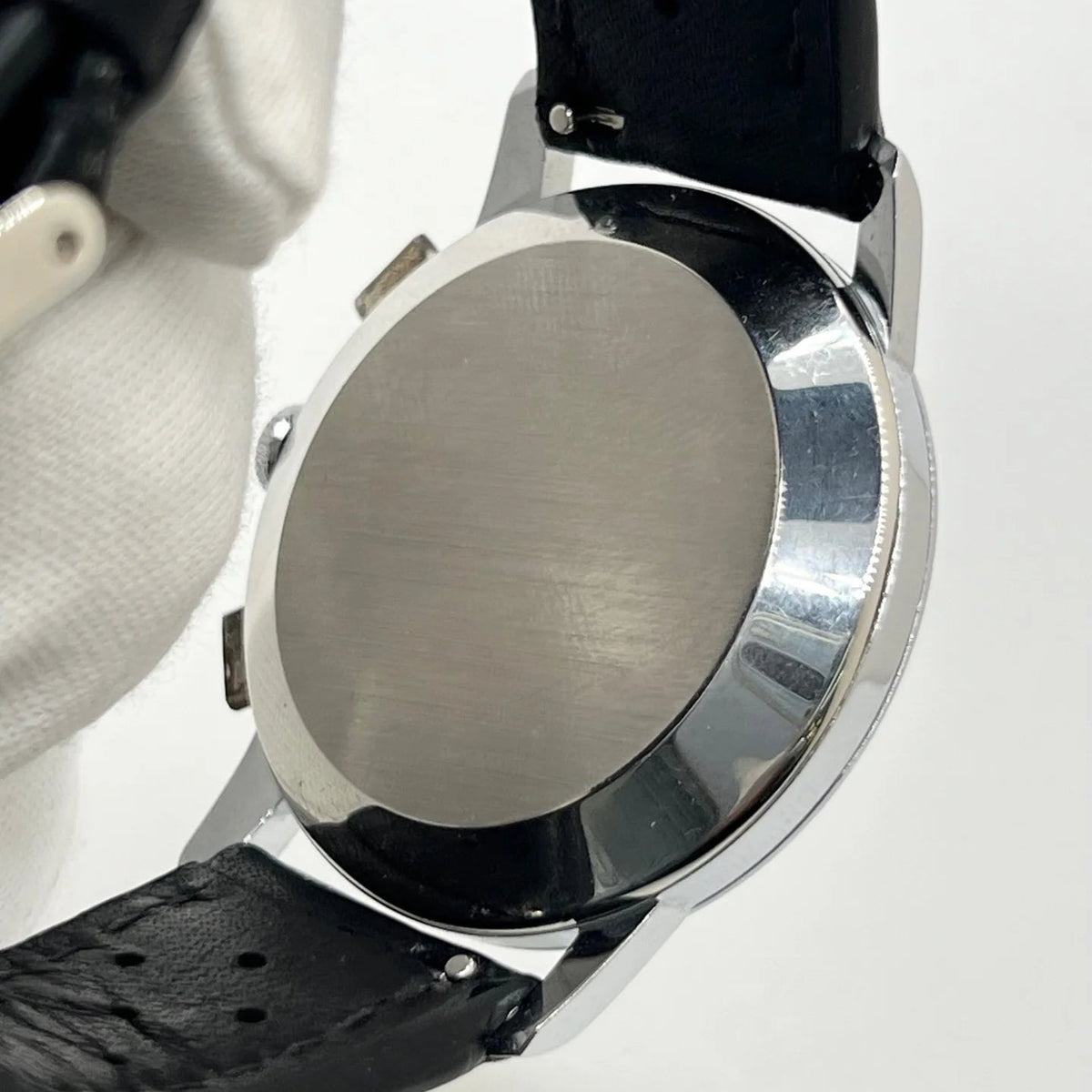 BREITLING "Premier Chronograph" Watch in Stainless Steel and Leather