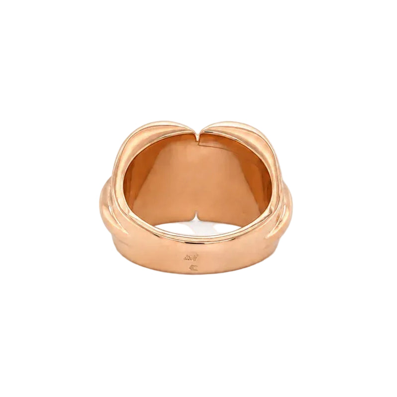Bague Tank en or rose