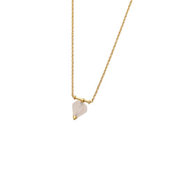 MORGANE BELLO Pendant Necklace in yellow gold, quartz, and diamond