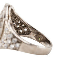 BULGARI ring in white gold and diamonds