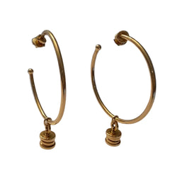 BULGARI "B.Zero1" Yellow Gold Hoop Earrings