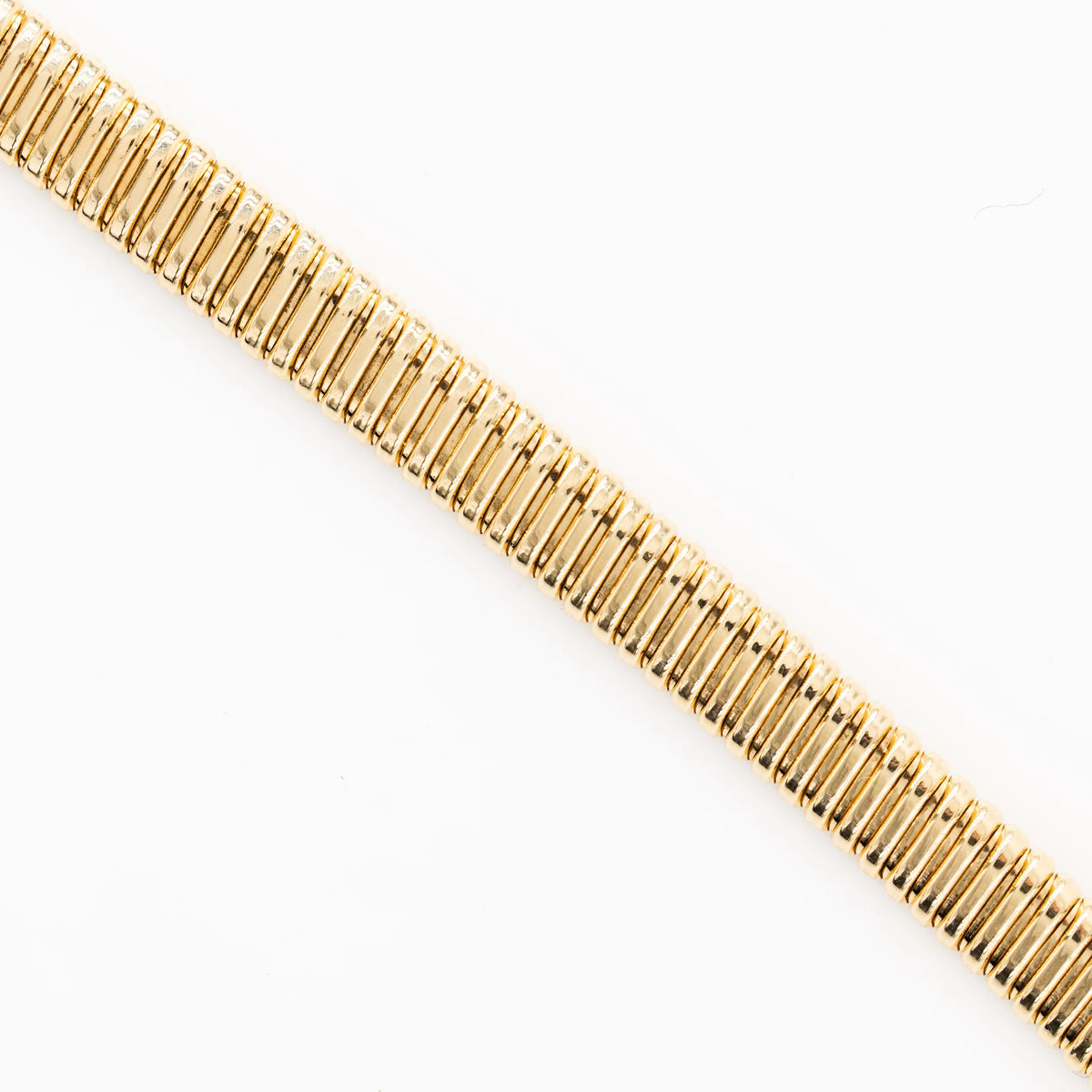 18-carat yellow gold Tubogas bracelet